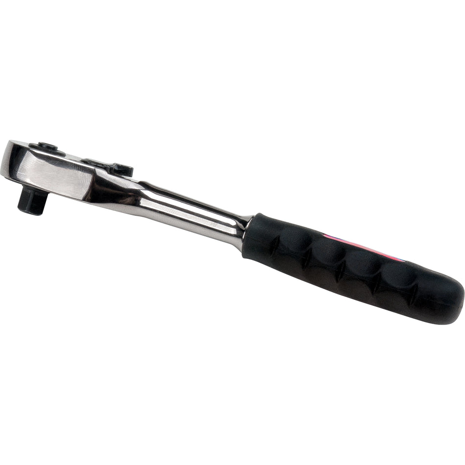 Quick-Release Rubber Grip Ratchet Wrench - TLV380