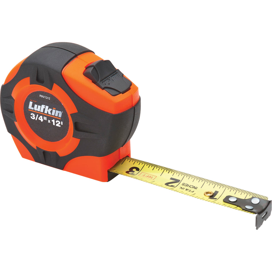 P1000 Series Engineer's Power-Return Tape Measure with Yellow Clad A4 Blade - TLV595