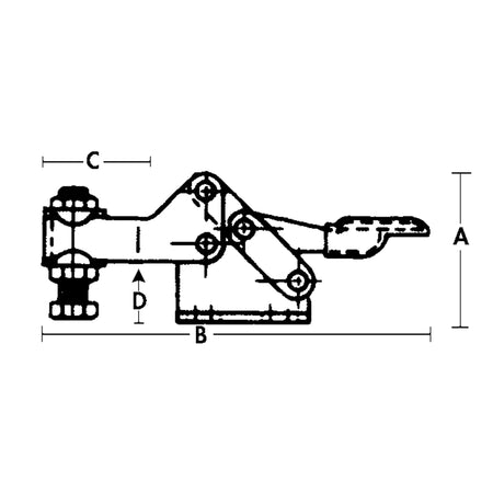 Horizontal Hold-Down Clamps - 205 Series - TN062