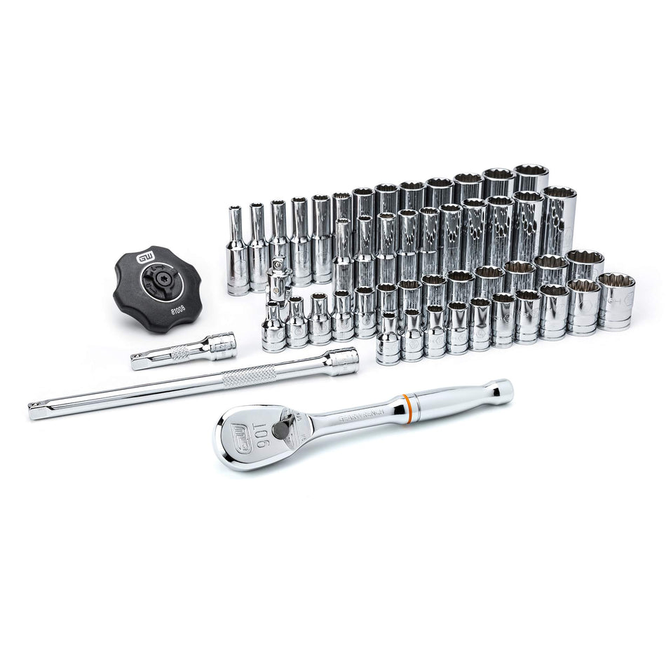 12-Point SAE/Metric Mechanics Tool Set - TOB133