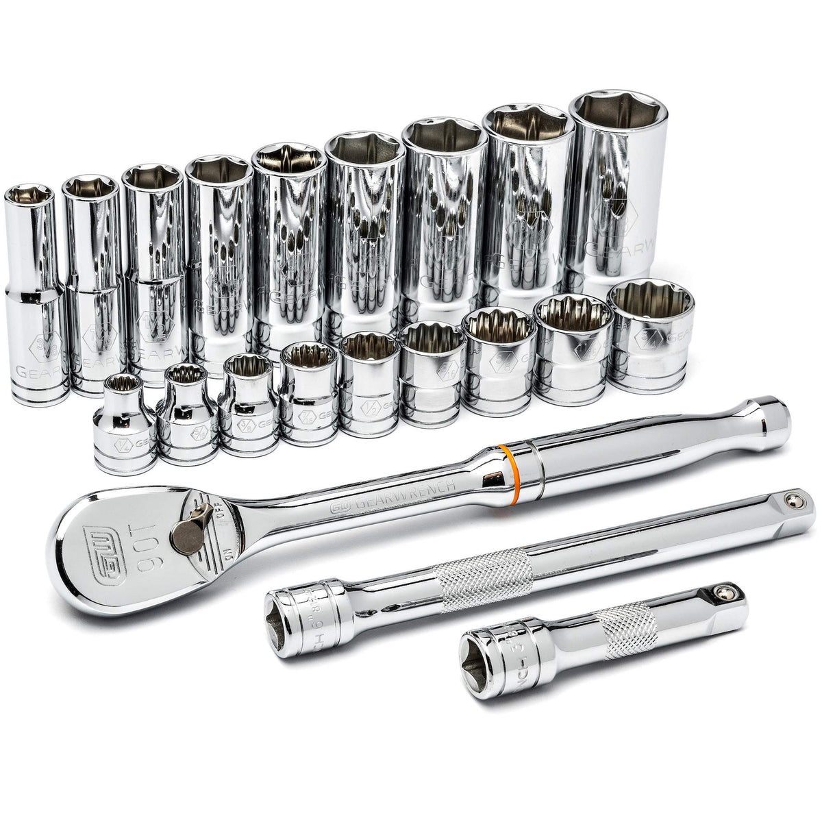 6 & 12 Point SAE Mechanics Tool Set - TOB360