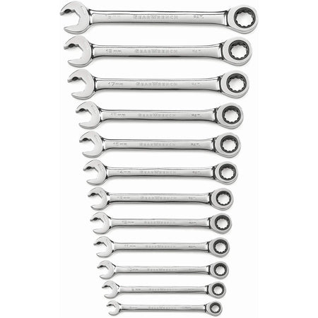 72-Tooth 12-Point Ratcheting Wrench Set - TPB567