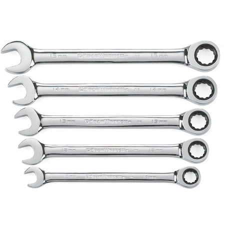 72-Tooth 12 Point Ratcheting Wrench Set - TSB758