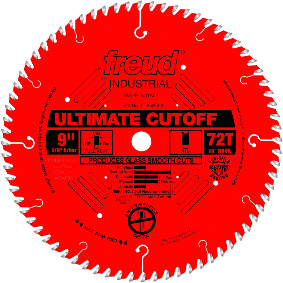 TCS Industrial Saw Blade - Crosscut & Finishing - TT822