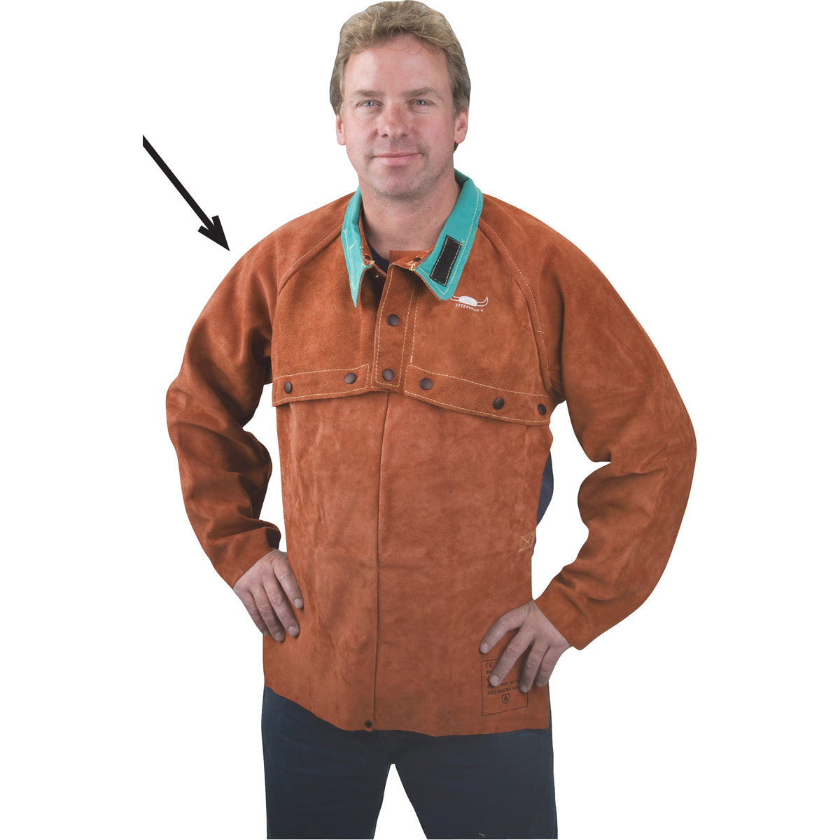 Leather Cape Sleeves - TTU405