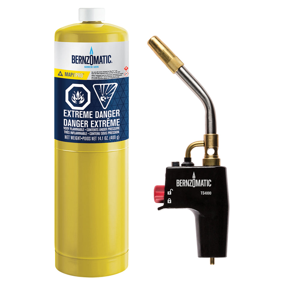 Trigger Start Cast Aluminum MAP-Pro™ Gas Torch Kit - TTU692