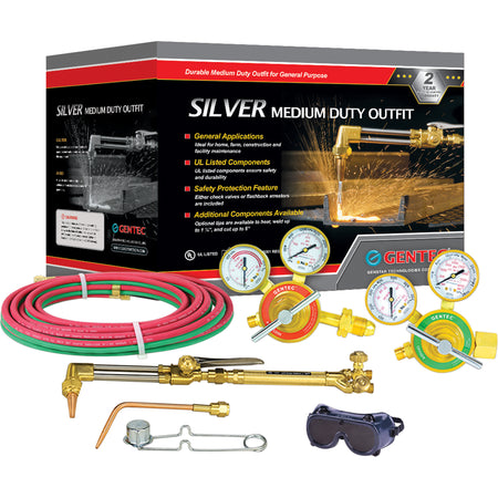 Silver Medium-Duty Welding & Cutting Outfits - TTV021