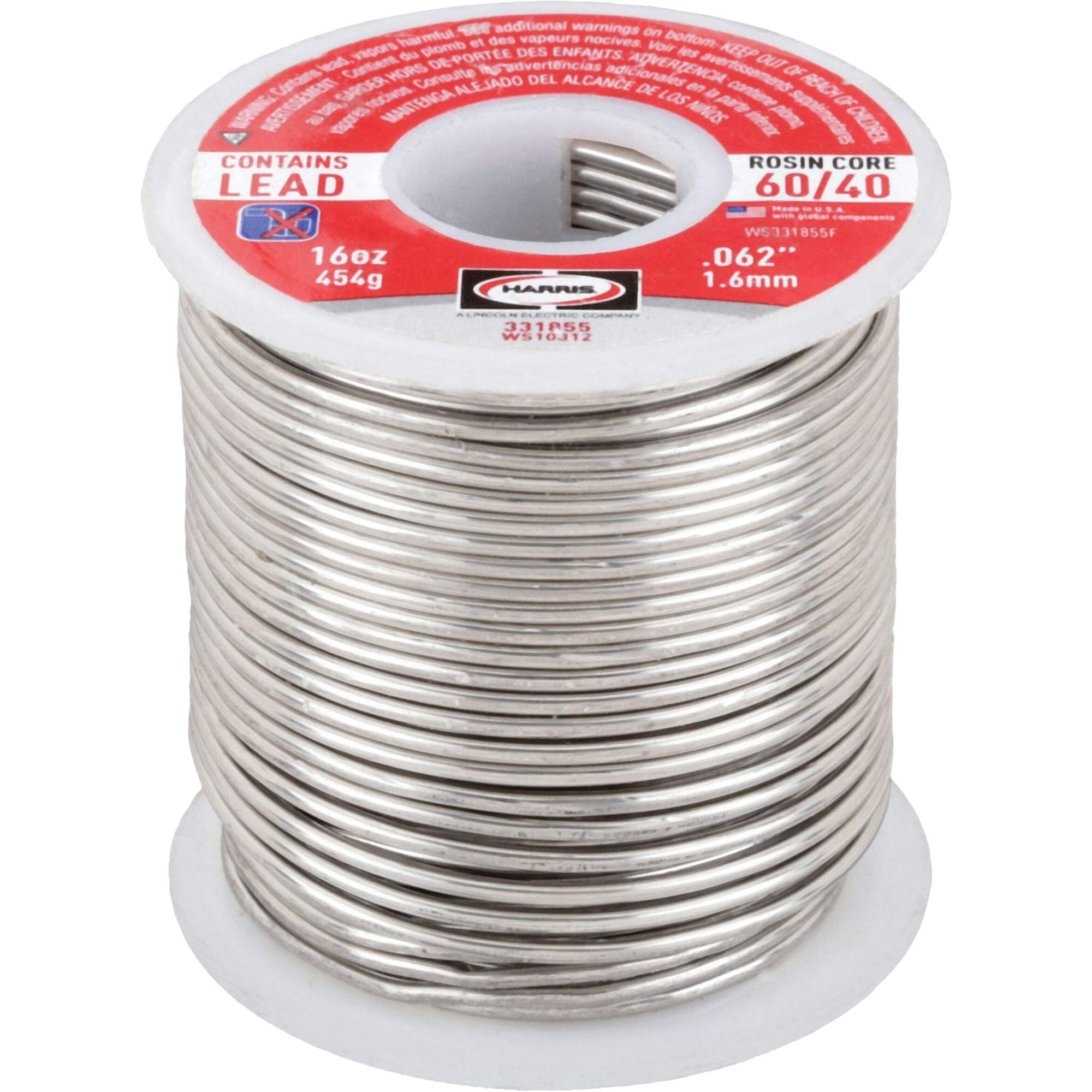 60/40 Leaded Rosin Core Solder - TTV814