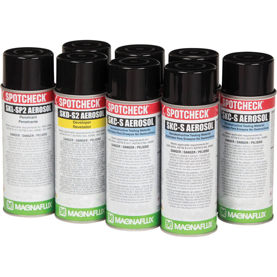 Solvent Removable Visible Penetrant Testing Kits - TV587