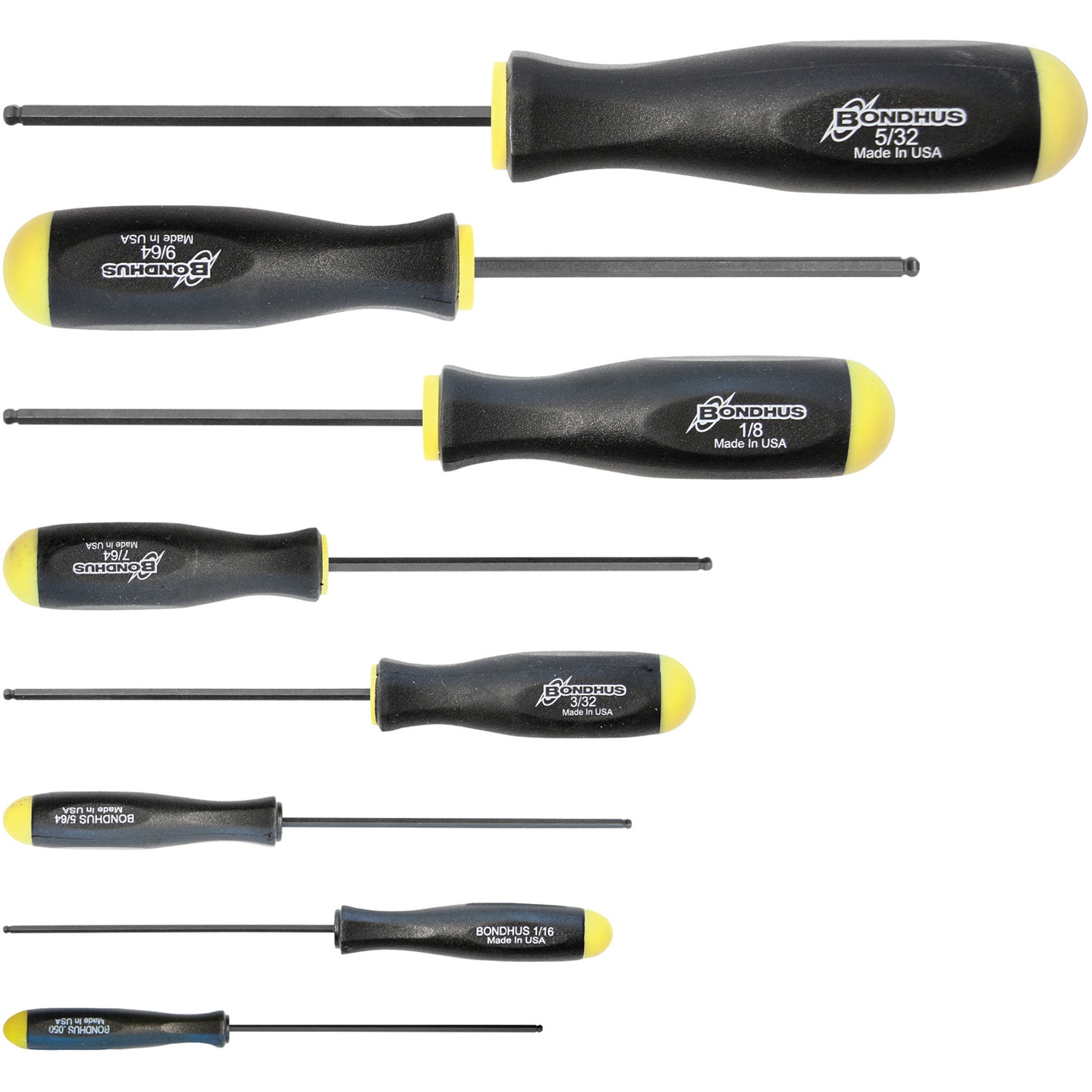 Ball Driver Screwdriver Sets - SAE - TX399