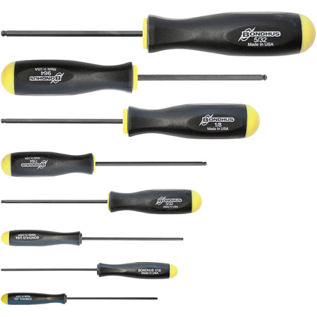 Ball Driver Screwdriver Sets - SAE - TX399
