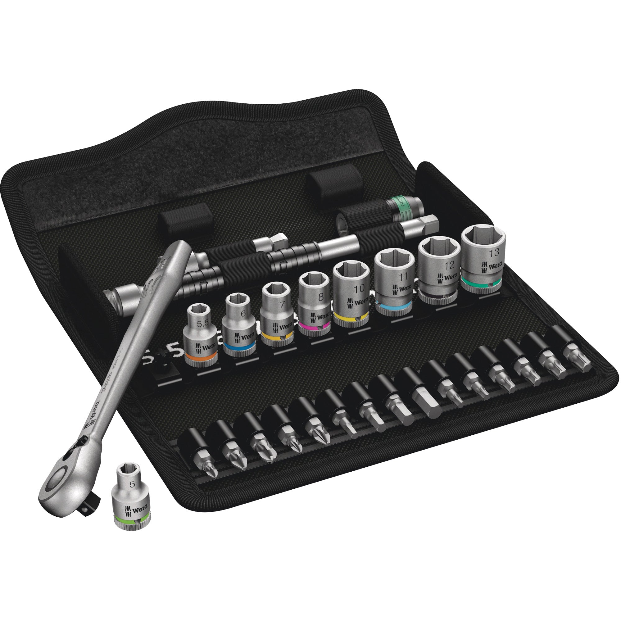 Zyklop Metric Metal Ratchet with Switch Lever Set - TYO880