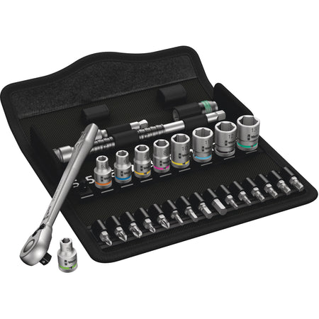 Zyklop Metric Metal Ratchet with Switch Lever Set - TYO880
