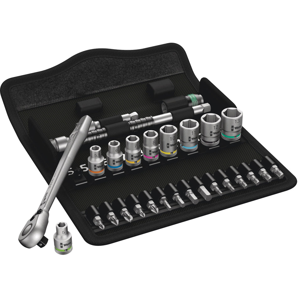 Zyklop Metric Metal Ratchet with Switch Lever Set - TYO880