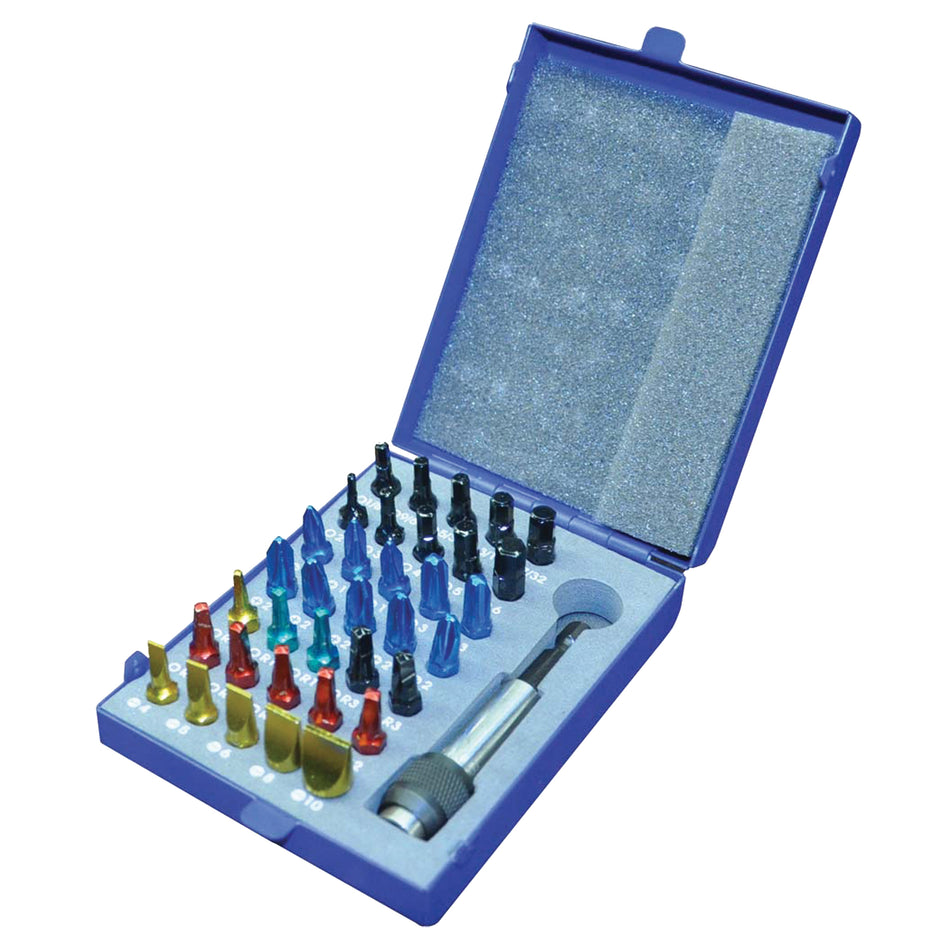 Color Insert Bit Set In Metal Case - TYP980