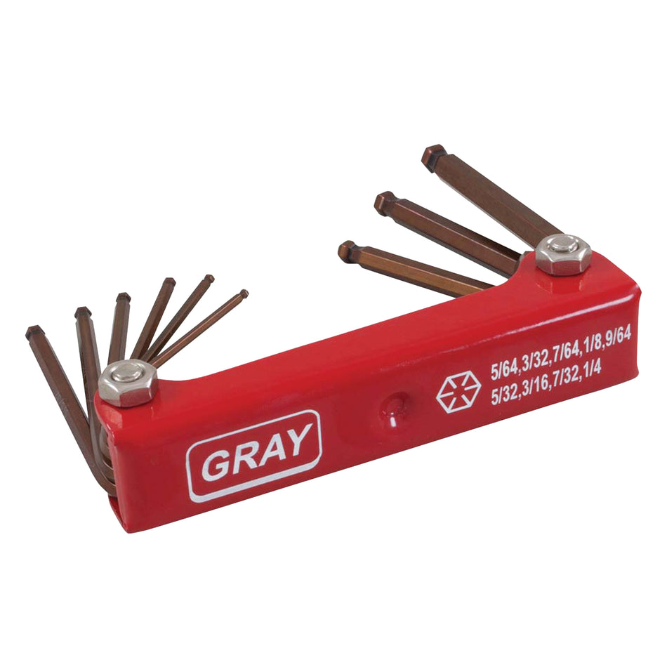 Long Ball Folding Hex Key Set - TYQ001