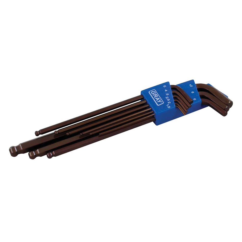 Extra Long Arm Ball Hex Key Set - TYQ018