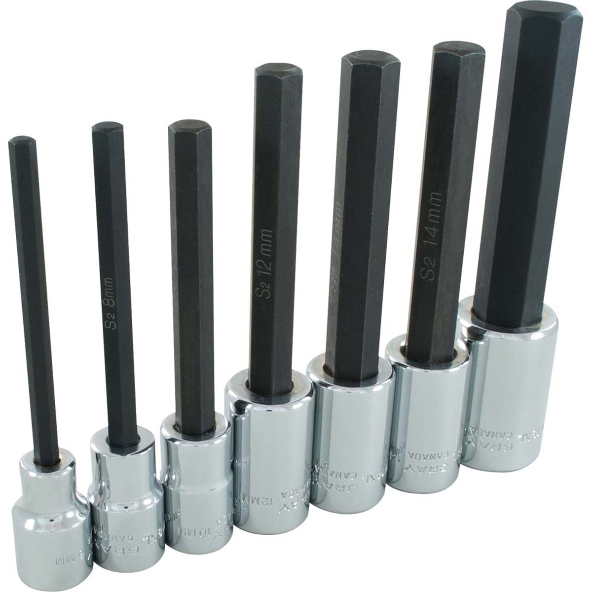 Extra Long Hex Head Socket Set - TYR450