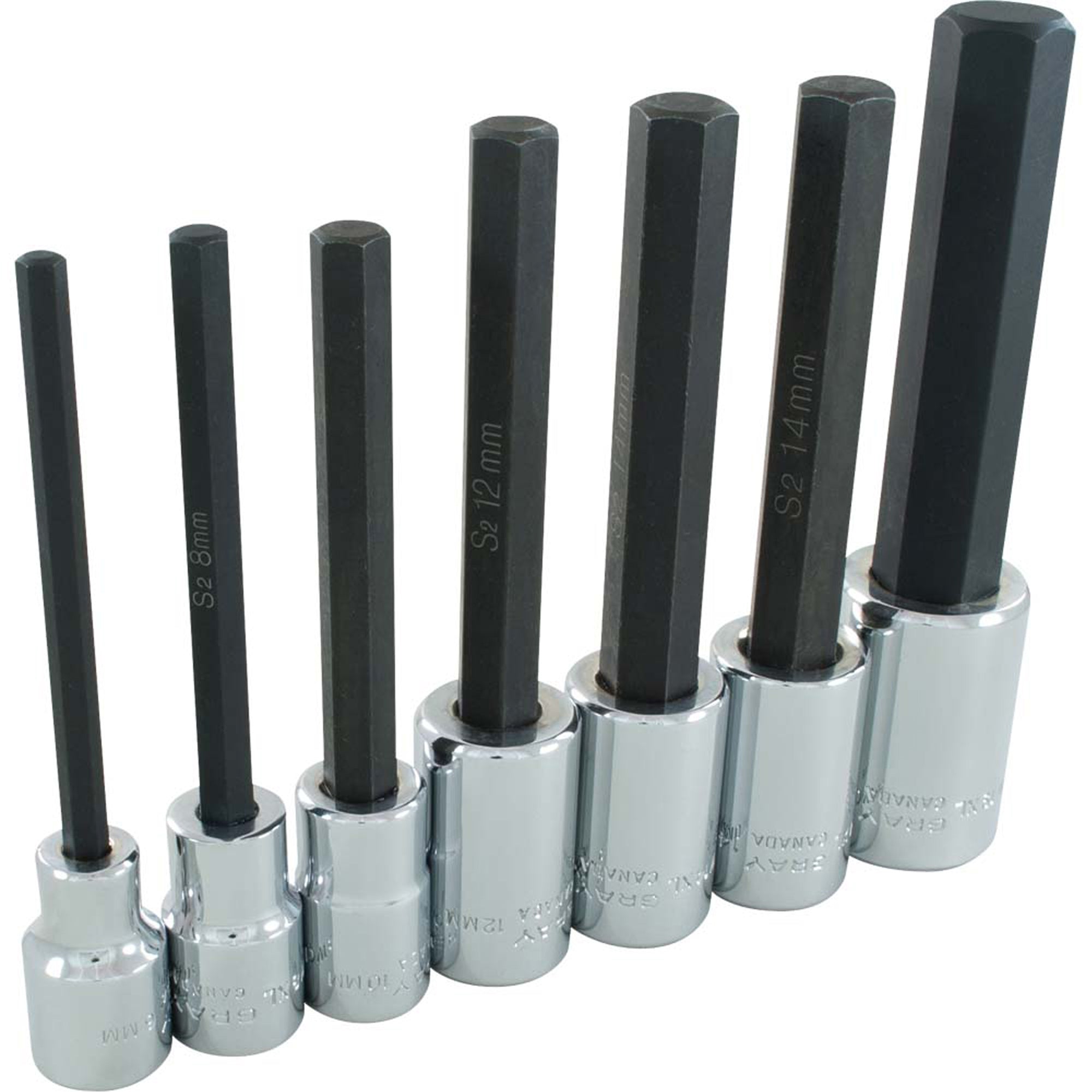 Extra Long Hex Head Socket Set - TYR450