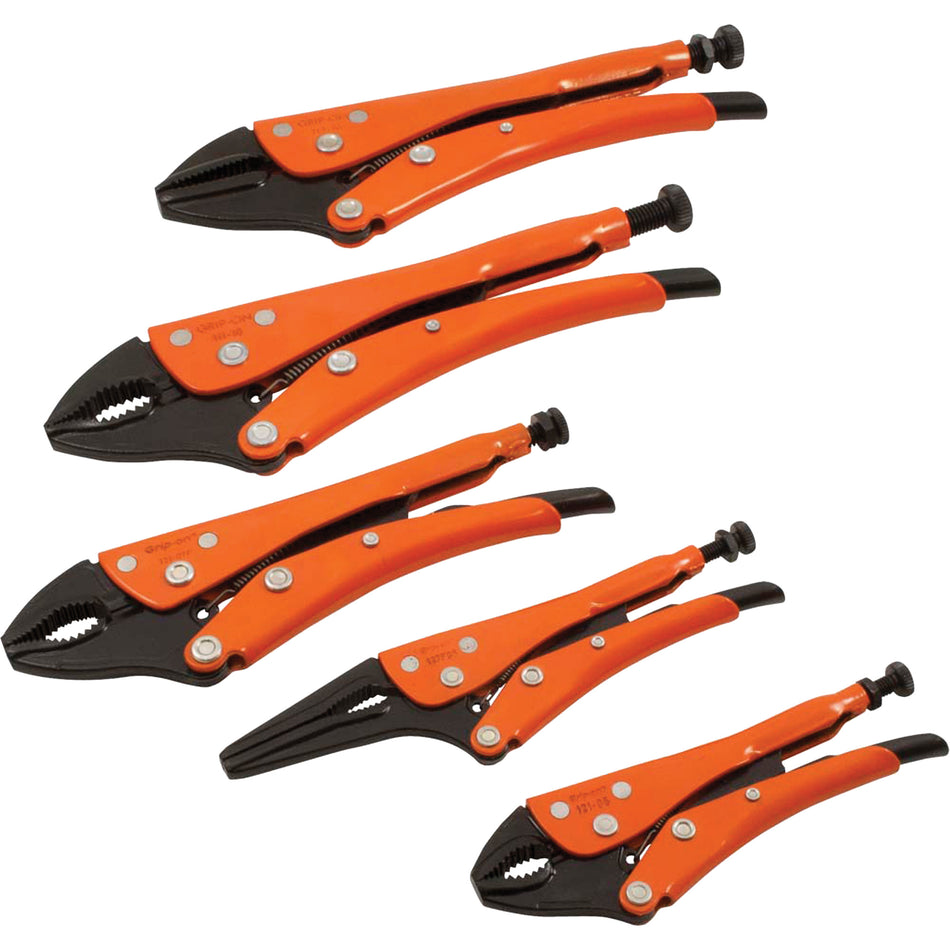 Straight Curved & Long Nose Locking Pliers Set - TYR832