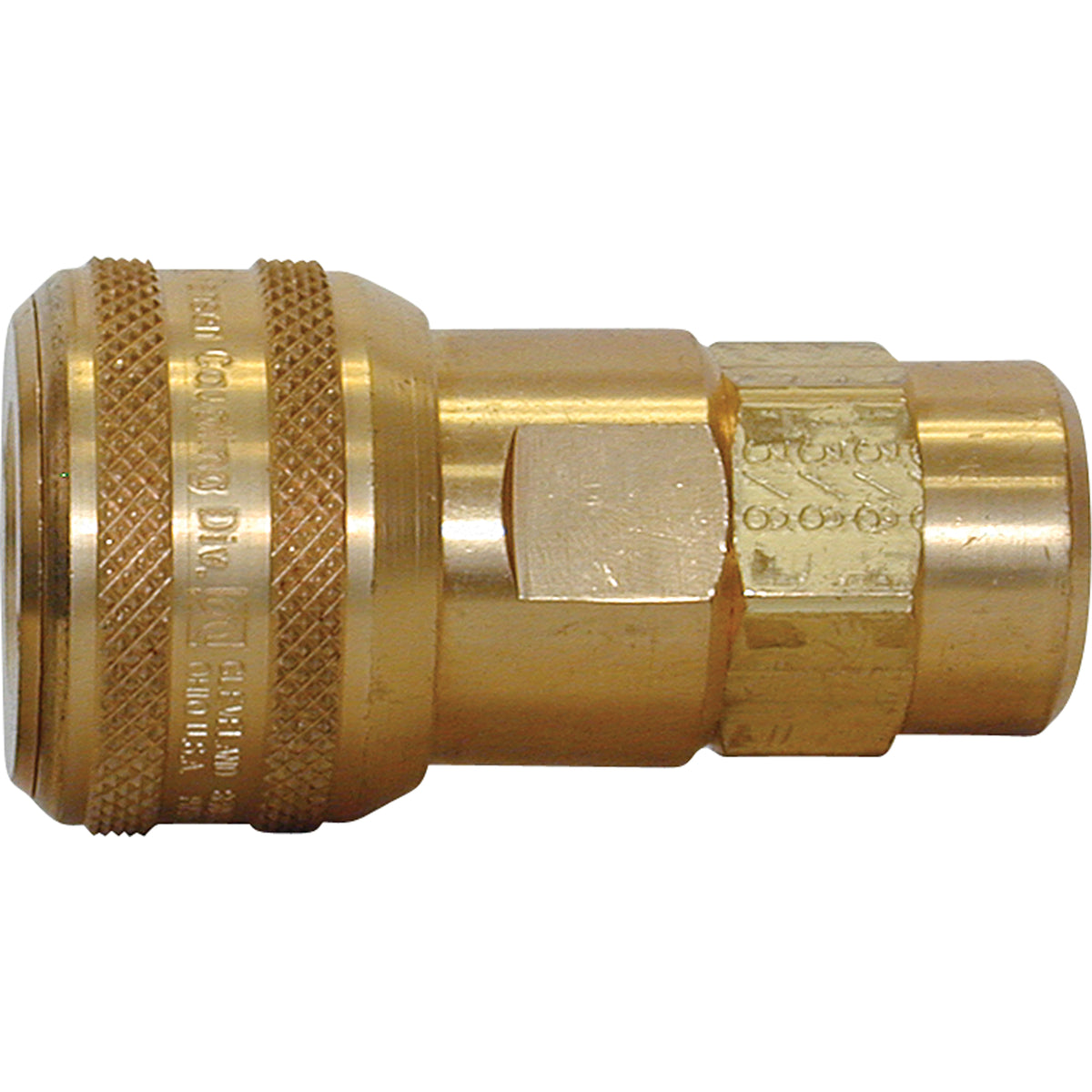 Quick Couplers - 1/2"" Industrial, One Way Shut-Off - Automatic Couplers - TZ165