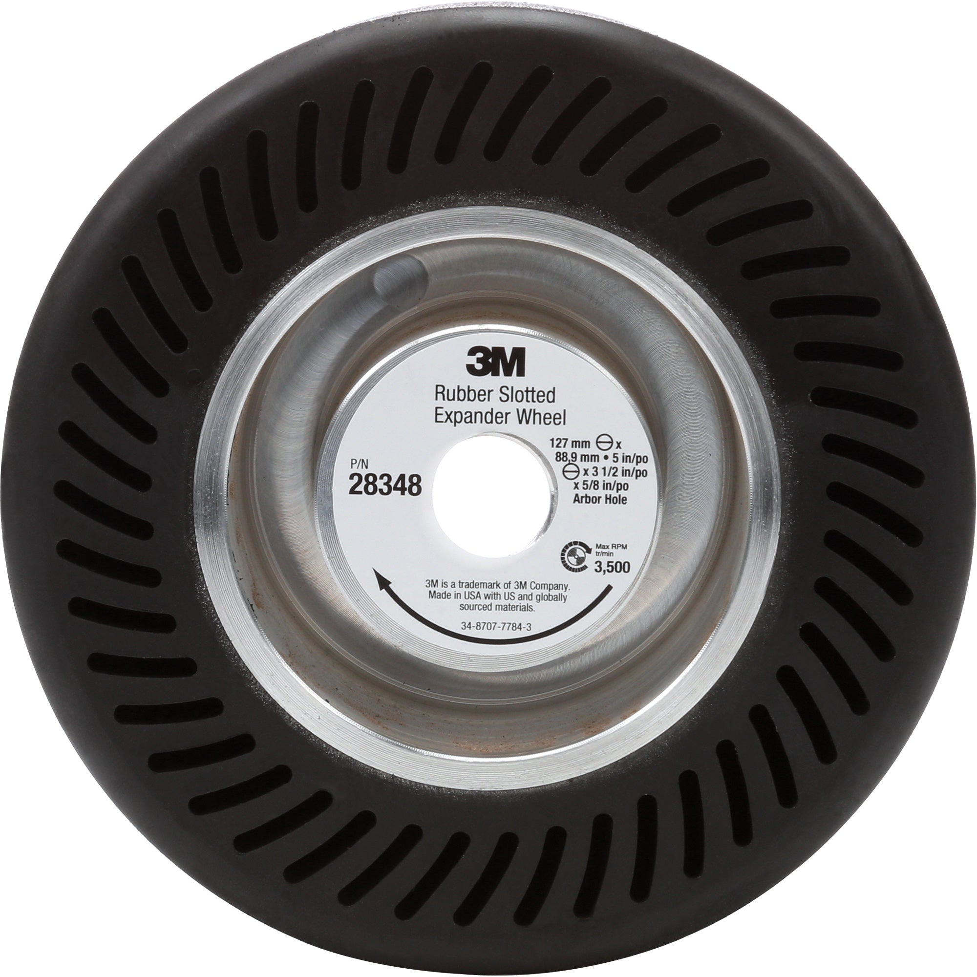 Rubber Slotted Expanding Wheel - UAE311