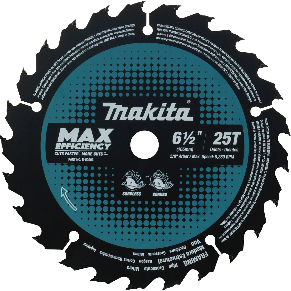 Max-Efficiency Circular Saw Blade - UAE972