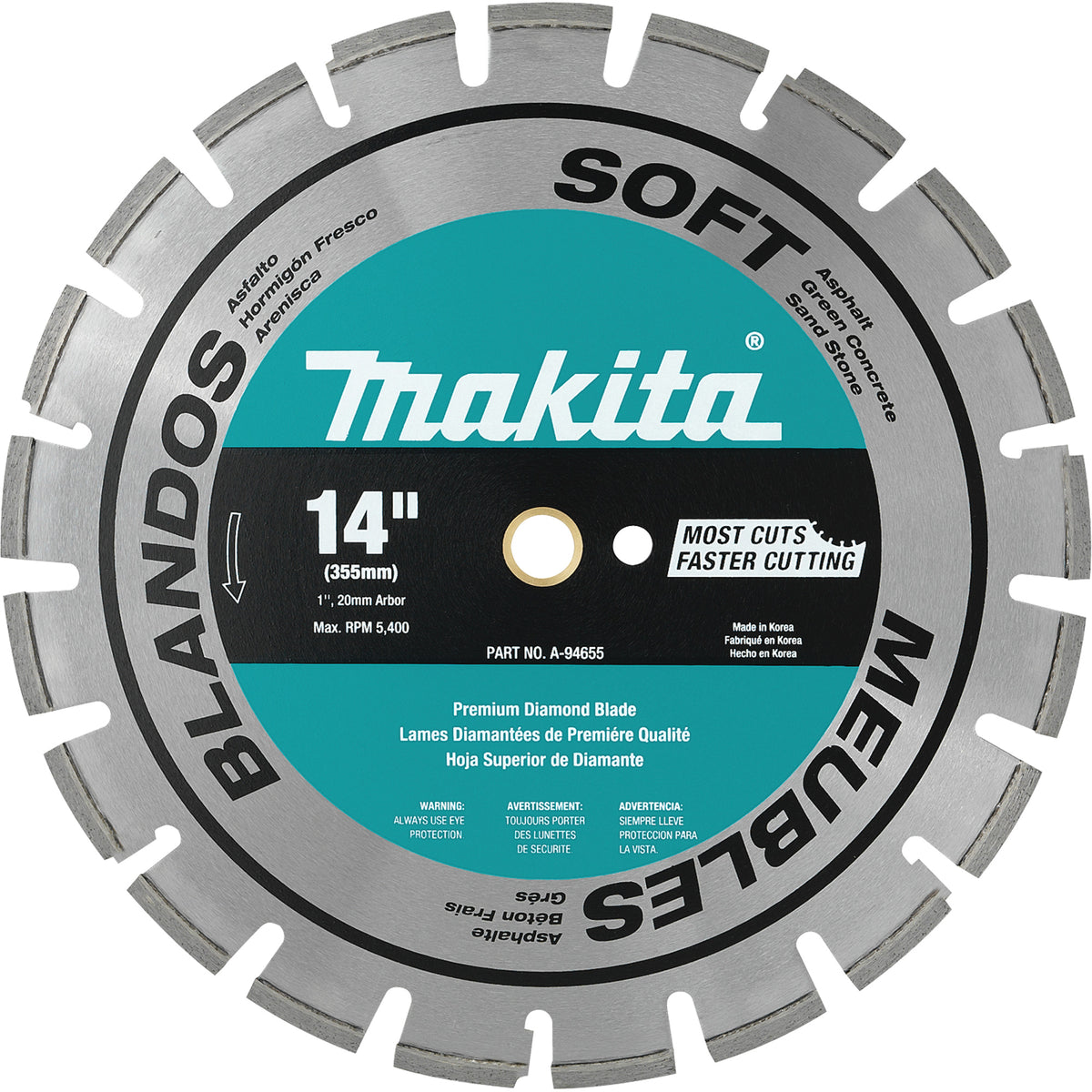 Soft Material Segmented Diamond Blade - UAE992