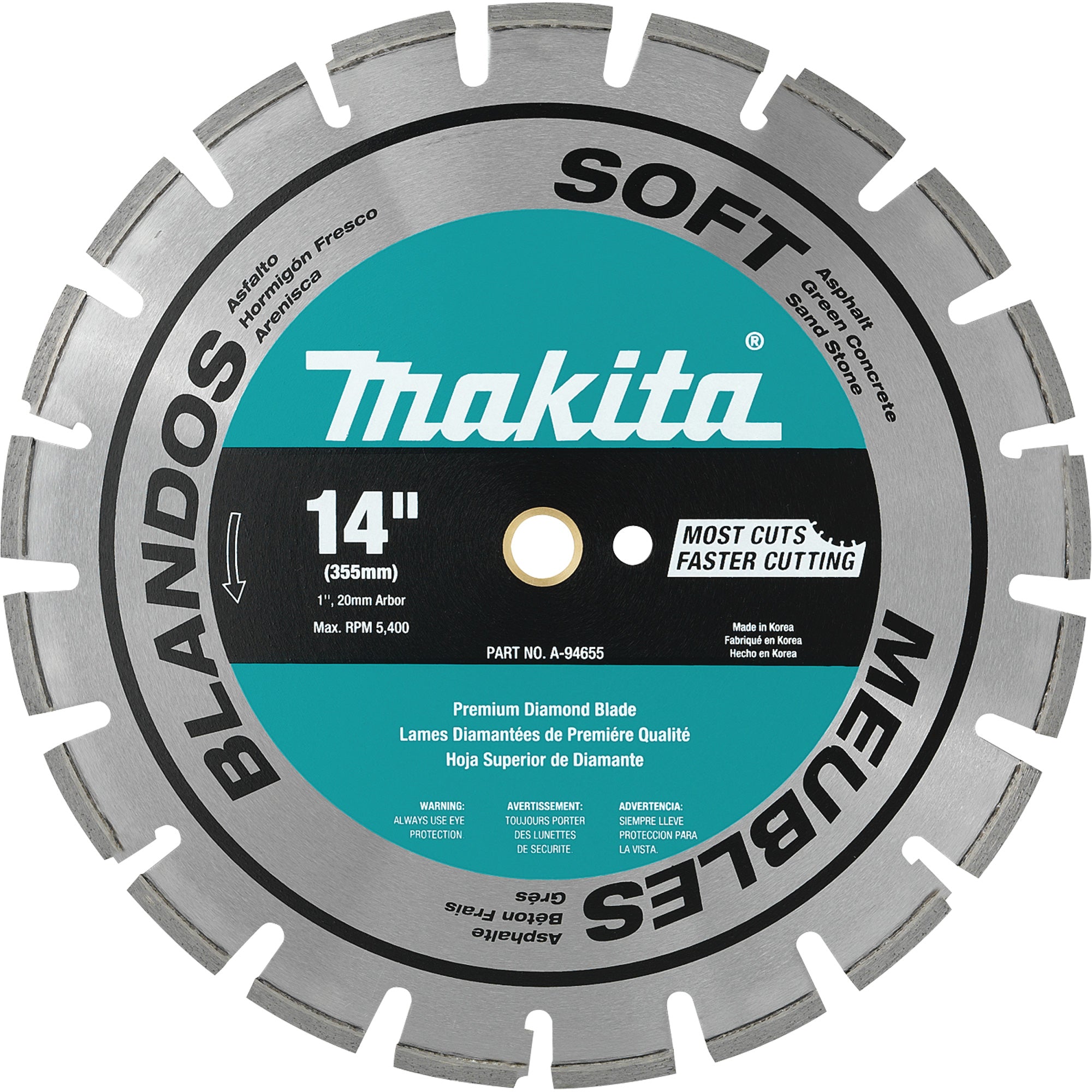 Soft Material Segmented Diamond Blade - UAE992