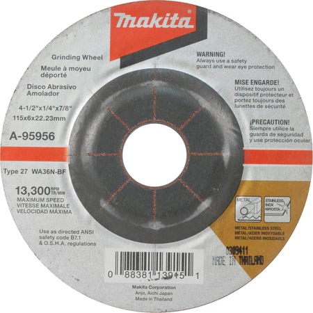 INOX Grinding Wheel - UAF011