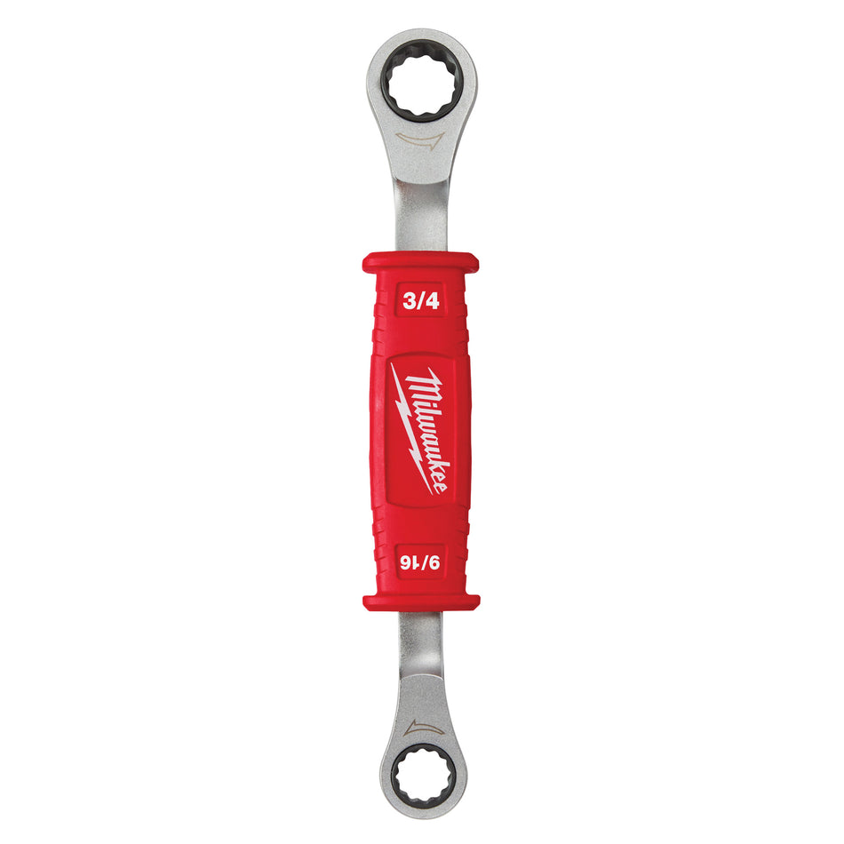 Lineman's 2-in-1 Insulated Ratcheting Box Wrench - UAF945