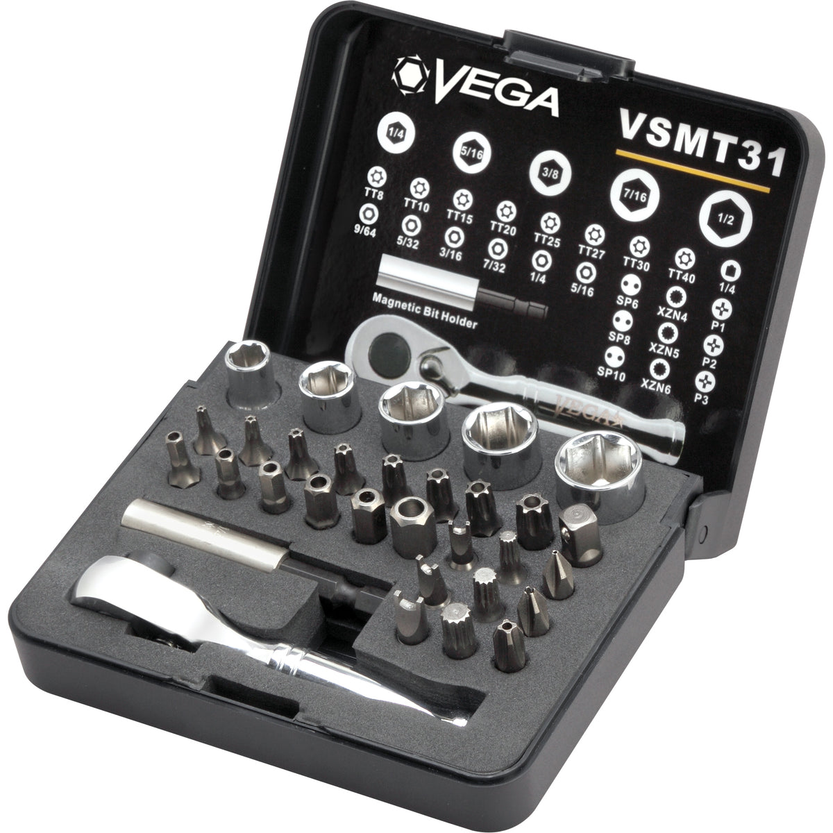 Tamper Proof Bit, Socket & Ratchet Set - UAI345