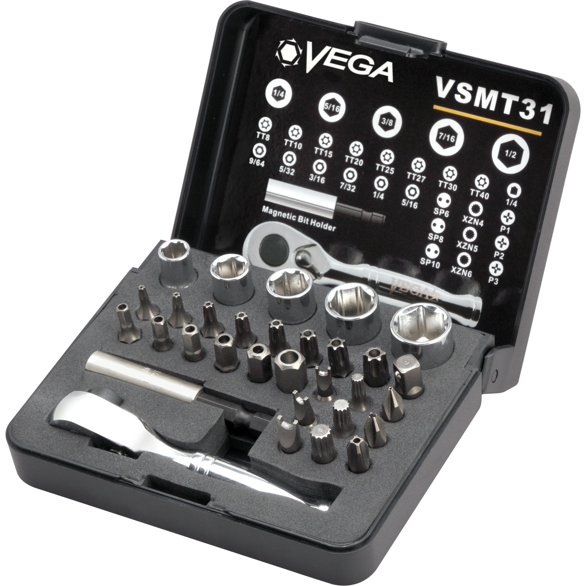 Tamper Proof Bit, Socket & Ratchet Set - UAI345