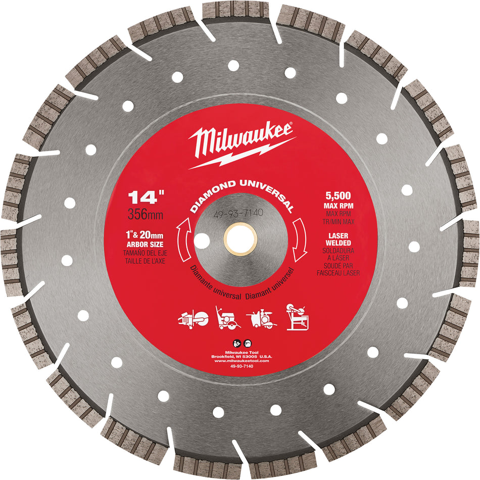 Diamond Universal Segmented Turbo Blade - UAI580