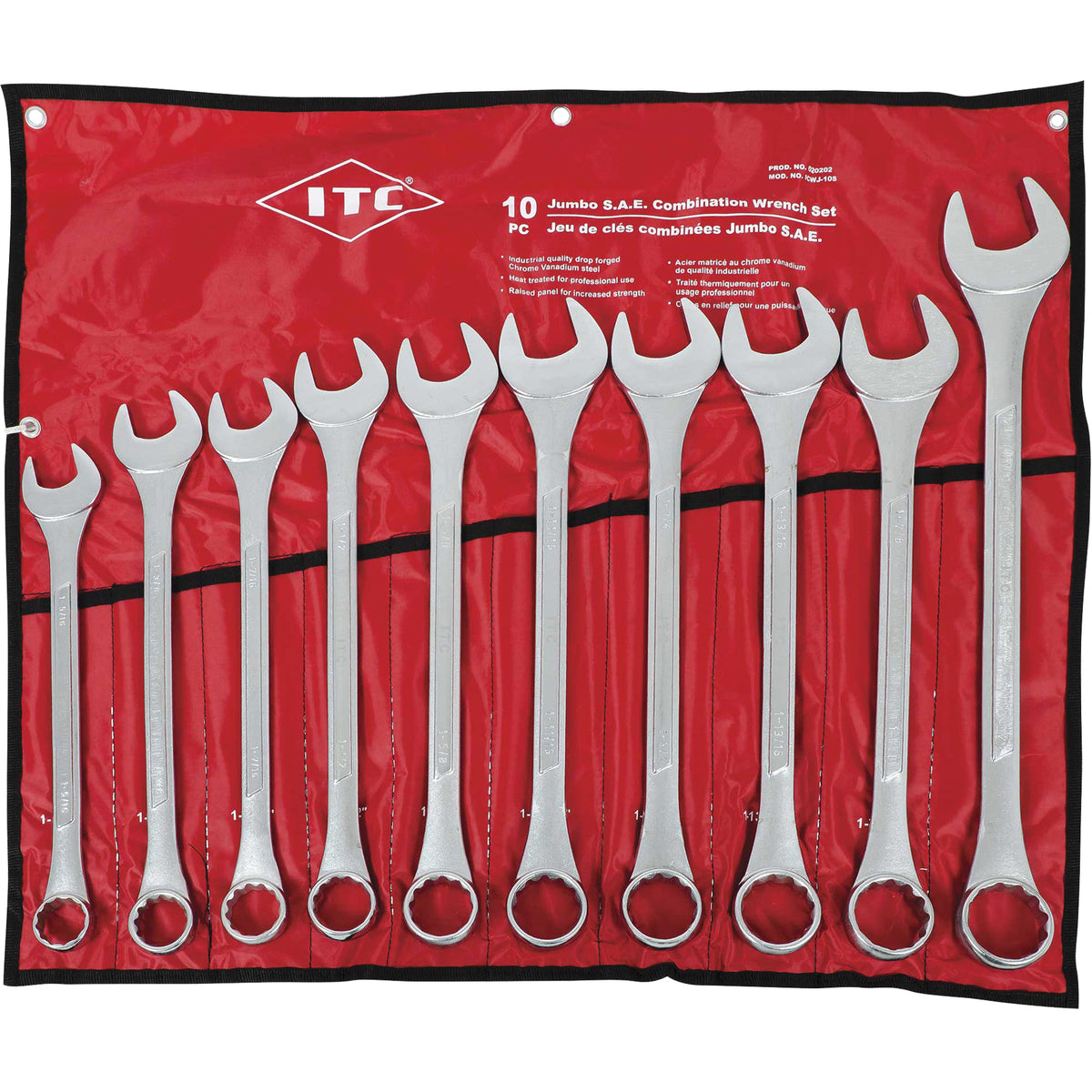 ICWJ-10S Jumbo Wrench Set - UAJ236