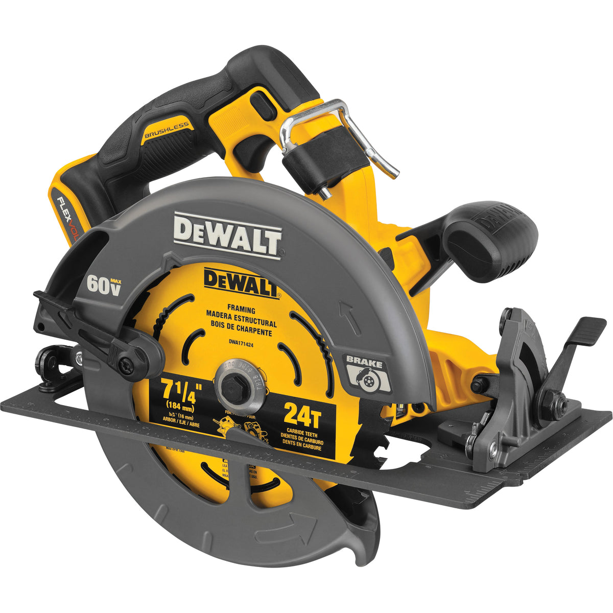 FlexVolt® Max Brushless Circular Saw with Electric Brake (Tool Only) - UAK208