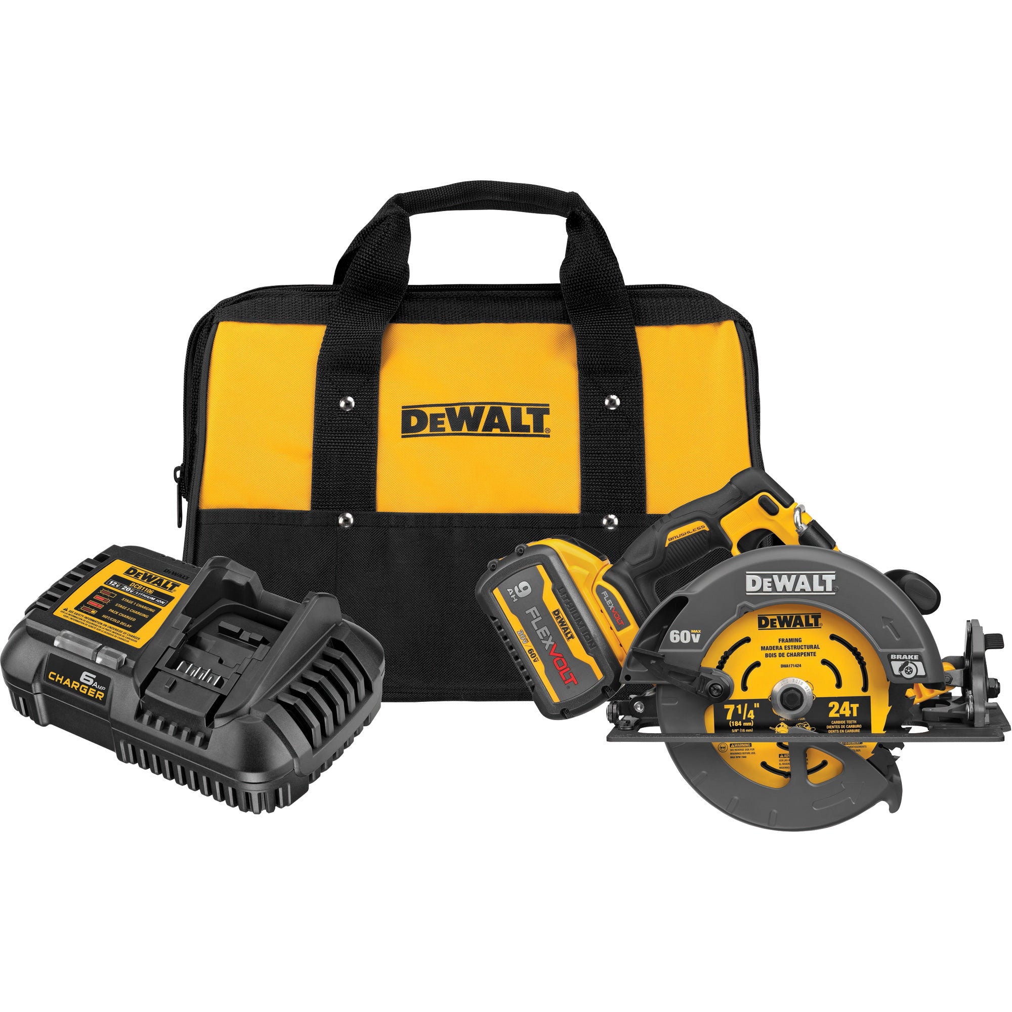 FlexVolt® Max Brushless Circular Saw with Electric Brake Kit - UAK209