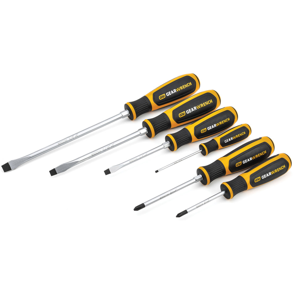 Phillips®/Slotted Dual Material Screwdriver Set - UAK242