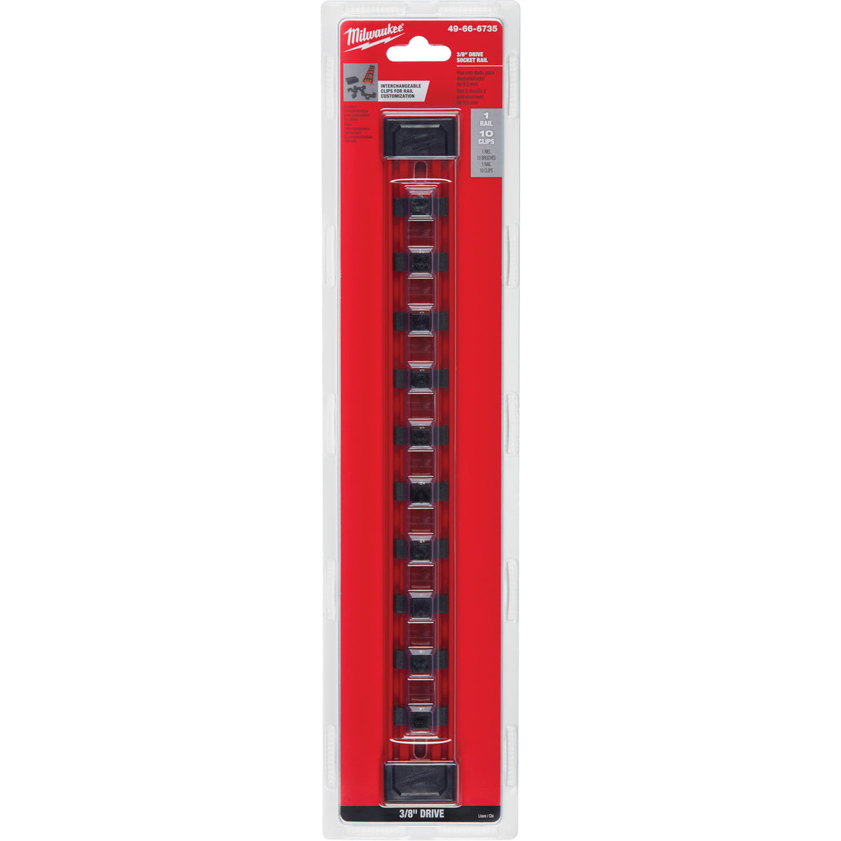 3/8" Drive Socket Rail - UAK784