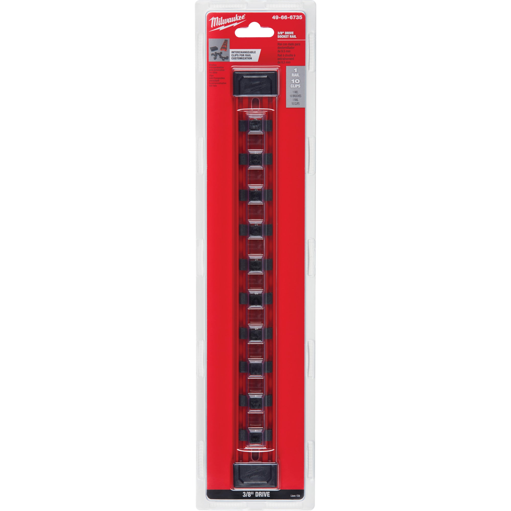 3/8" Drive Socket Rail - UAK784