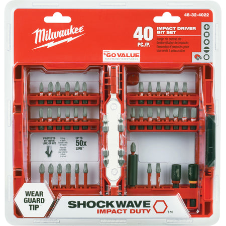 40-Piece Shockwave™ Impact Duty™ Driver Bit Set - UAL168