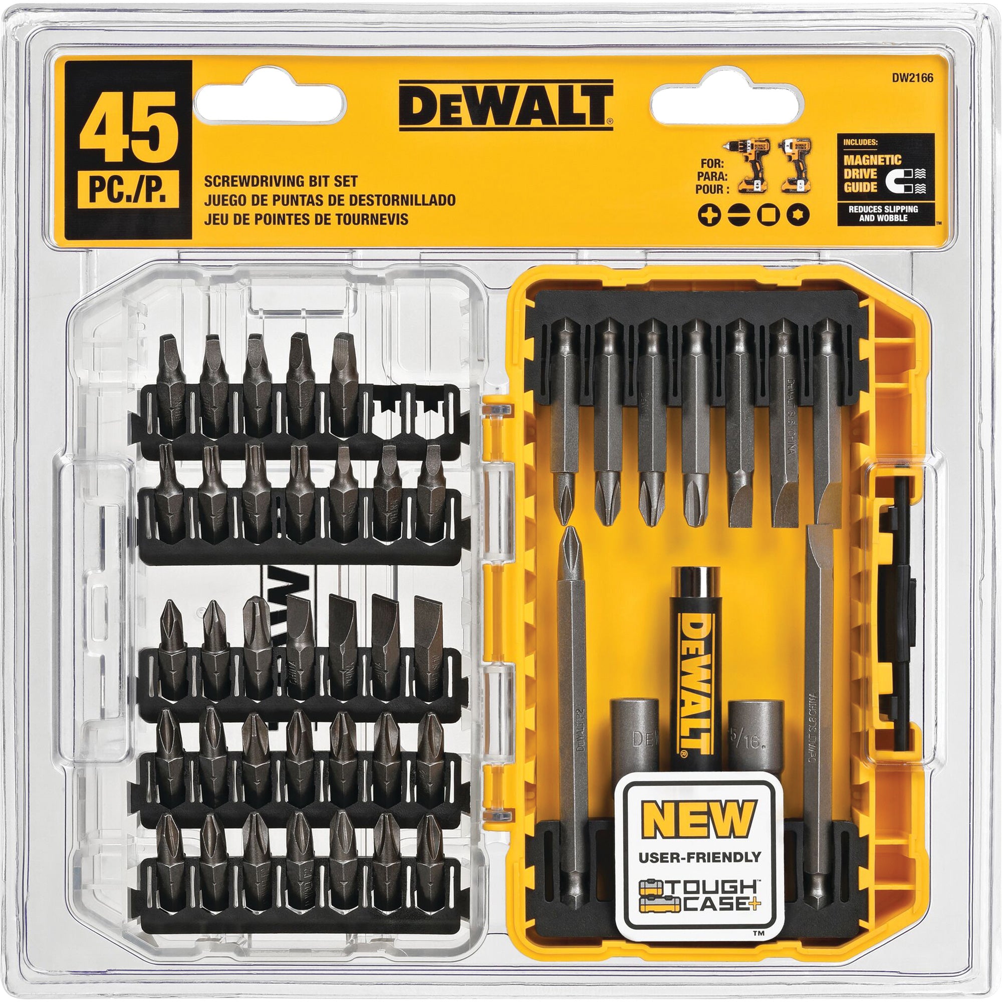45 Piece Screwdriving Set with ToughCase®+ System - UAL198