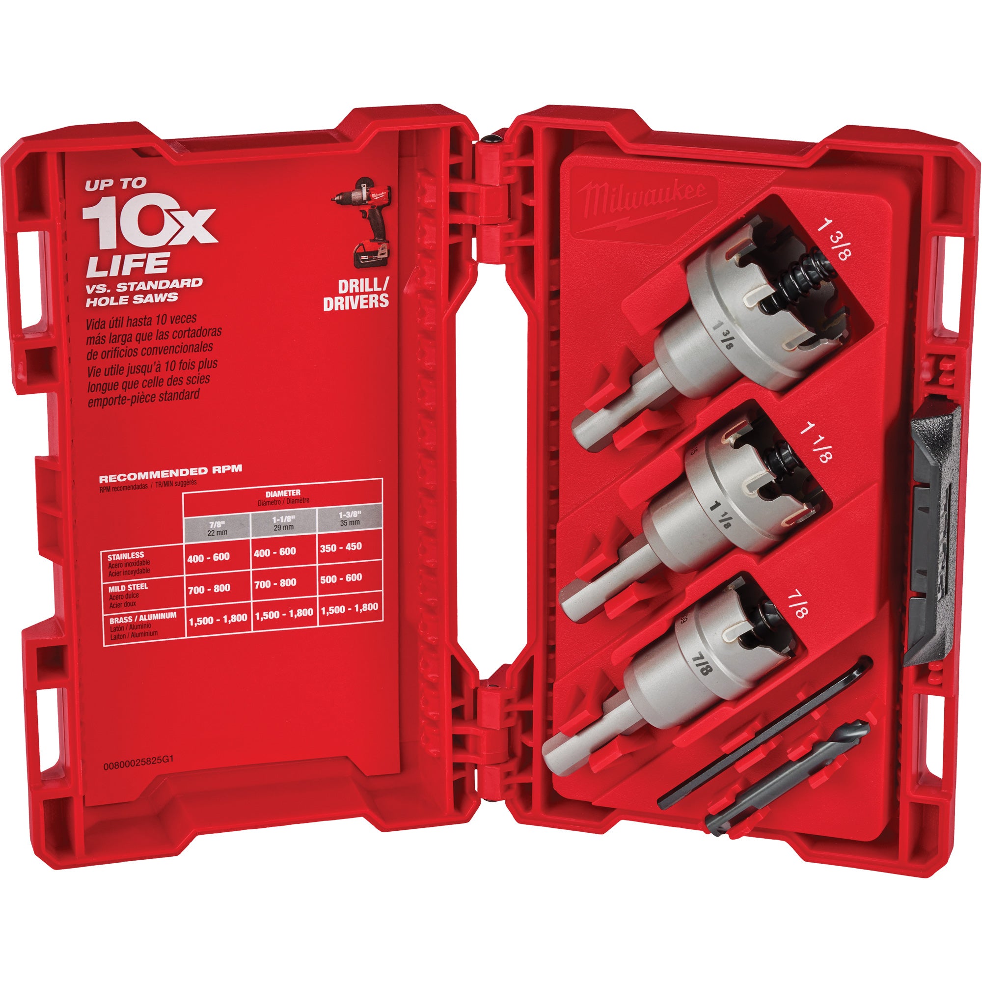 One-Piece Carbide Hole Cutter Set - UAL282