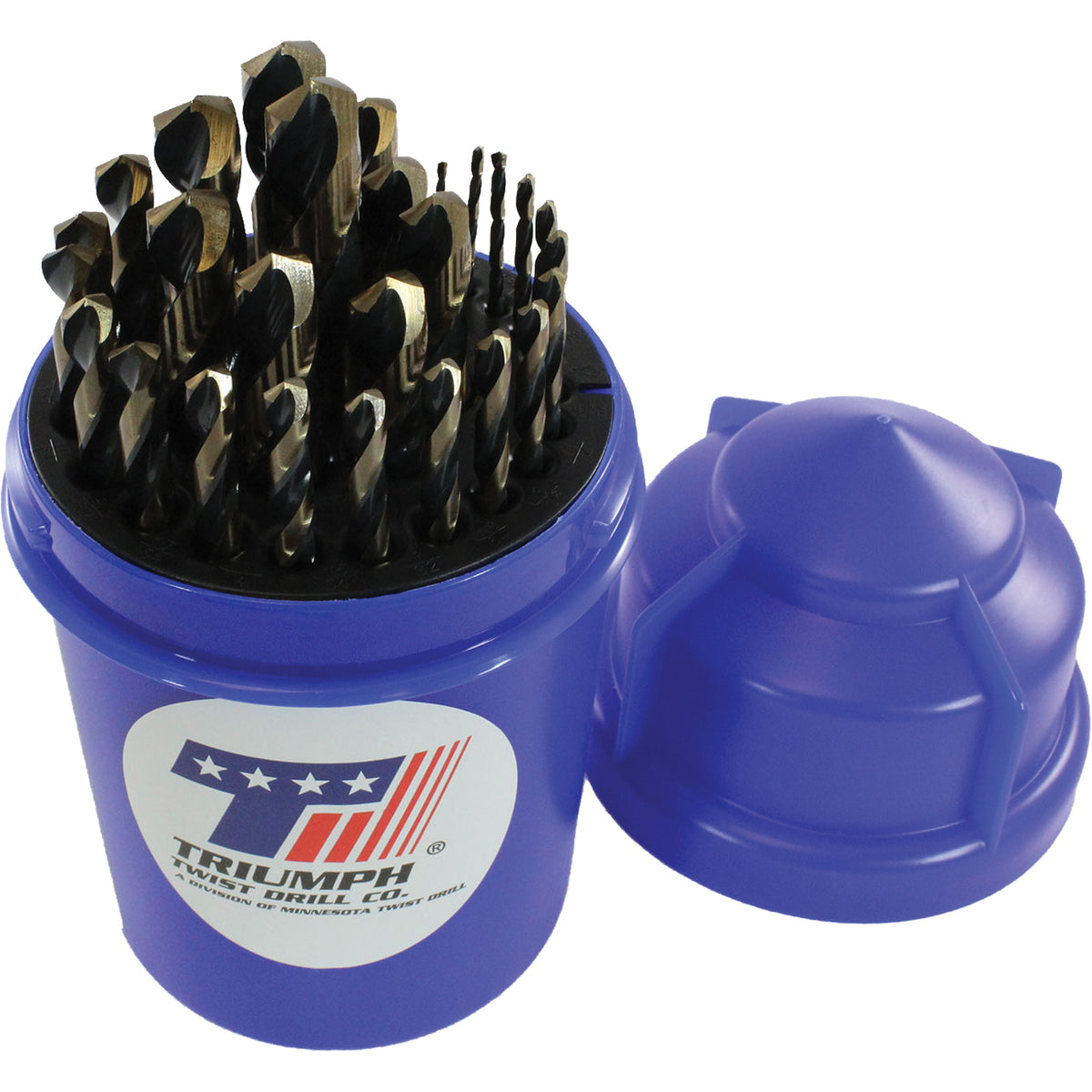 Triumph® ThunderBit® Heavy-Duty T17HDDC+ Clip-On Index Jobber Drill Bit Set - UAL875
