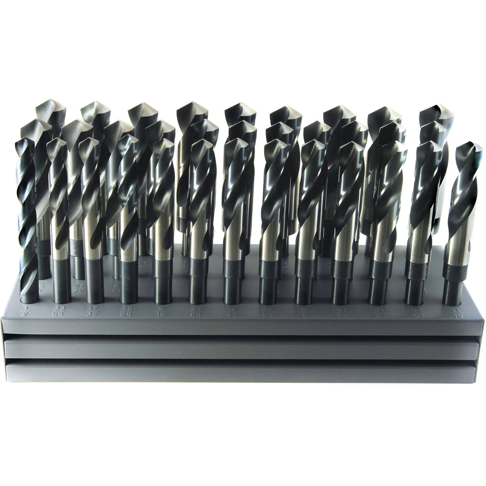 Drillco® S & D Flat Drill Bit Set with Stand - UAP222