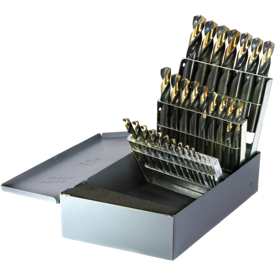 Drillco® Nitro Stubby Screw Machine Length Drill Bit Set - UAP262