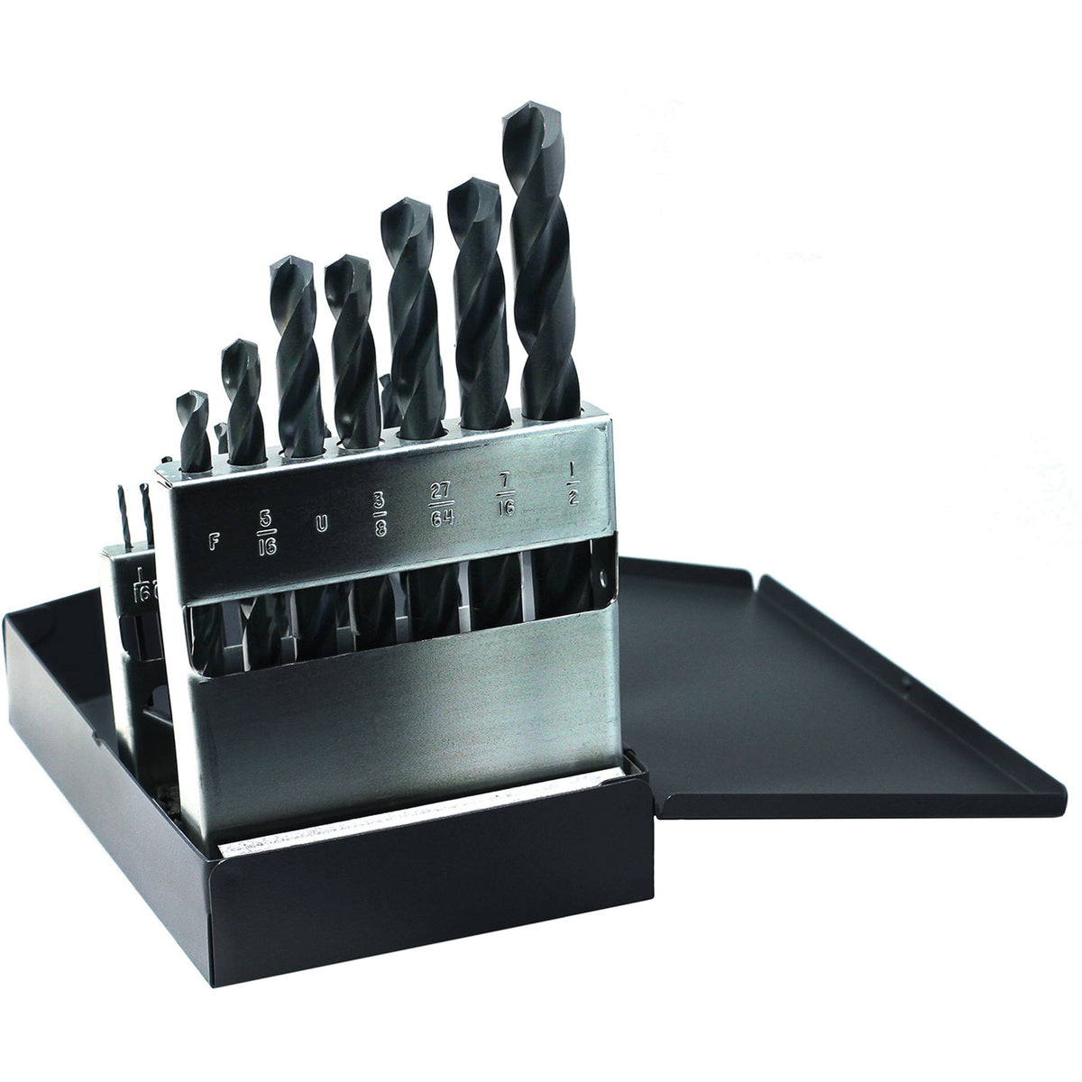 Drillco® USA Heavy-Duty Jobber Length Maintenance Drill Bit Set - UAP268