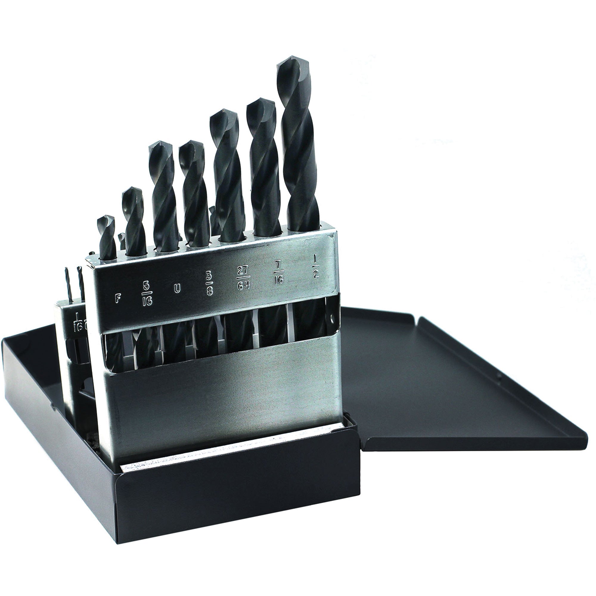 Drillco® USA Heavy-Duty Jobber Length Maintenance Drill Bit Set - UAP268