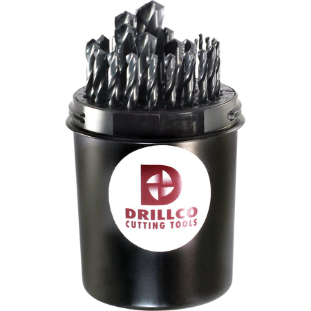 Drillco® USA Heavy-Duty Drill Pal Jobber Drill Bit Set - UAP269