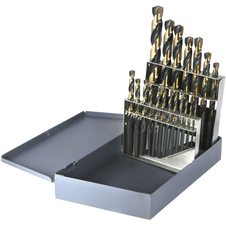 Drillco® Nitro Heavy-Duty Jobber Length Maintenance Drill Bit Set - UAP288